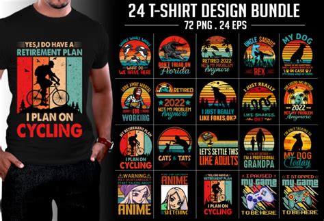 T Shirt Design Bundle Vintage Retro Sunset Buy T Shirt Designs