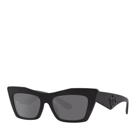 Dolce Gabbana Dg Matte Black Zonnebril