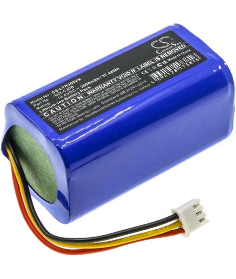 14.4V 2.6Ah Li-ion MD-C30B Battery for Liectroux C30B Robot