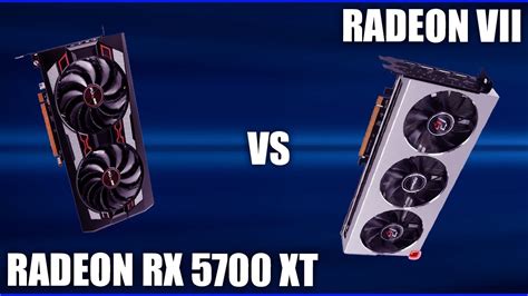 Видеокарта Radeon Rx 5700 Xt Vs Radeon Vii Сравнение Youtube