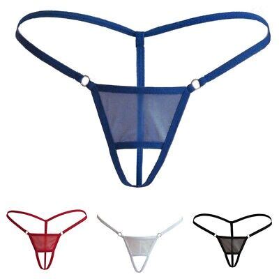 Sexy Hommes Sous V Tement Slip Ouvert Fesses Entrejambe String Lingerie G String Ebay