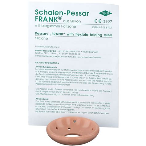 FRANK Sieb Pessar 60 Mm Silikon 1 St Shop Apotheke