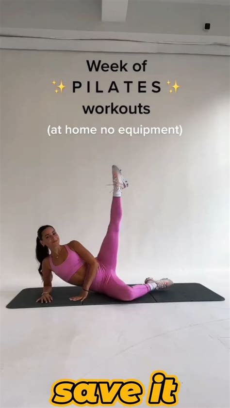 Pilates Workout At Home No Equipment Artofit