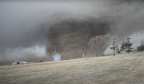 Iowa Tornado Video Shows View From Underneath Spiraling Vortex