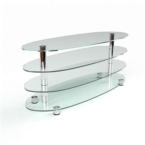 Скляна тумба під телевізор Юнона 100х38х52 см, сумісність діагоналі 40 ...