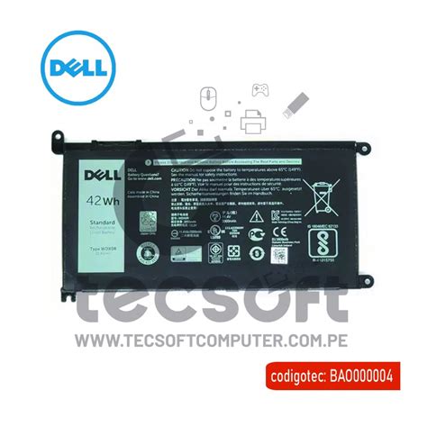 BATERIA ORIGINAL DELL WDX0R 42WH