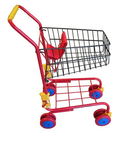 Kids Shopping Trolley Red Fun Factory