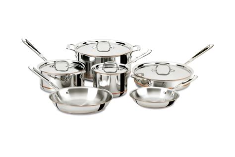 All-Clad Copper-Core 10pc Cookware Set 8400000009 | MetroKitchen