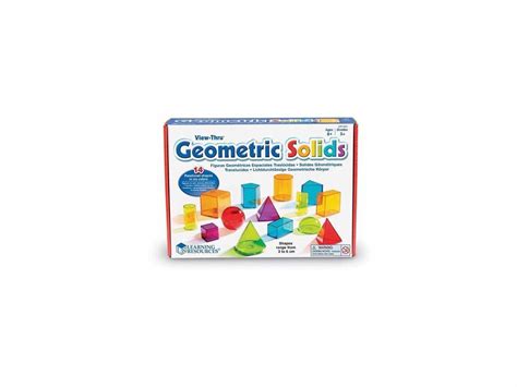 Learning Resources View Thru Geometric Solids 14 Pieces Best Deals And