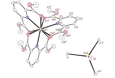 The Ortep 3 Diagram Of The Molecular Structure Of 1 The Ellipsoid For Download Scientific