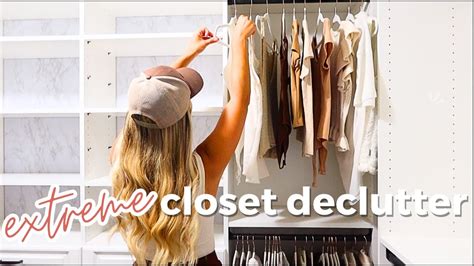 2023 MASSIVE CLOSET DECLUTTER CLEAN AND ORGANIZE WITH ME BriannaK