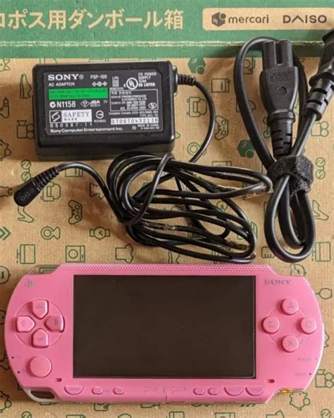 PSP PLAYSTATION PORTABLE PSP-1000 pink Sony game japan Console No ...