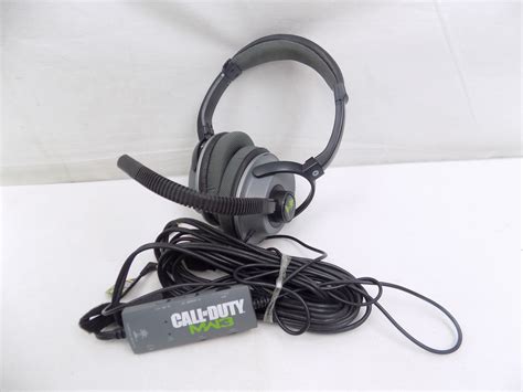 Xbox 360 Playstation 3 Ps3 Turtle Beach Call Of Duty Modern Warfare 3 Mw3 Headset Model Tbs 4130