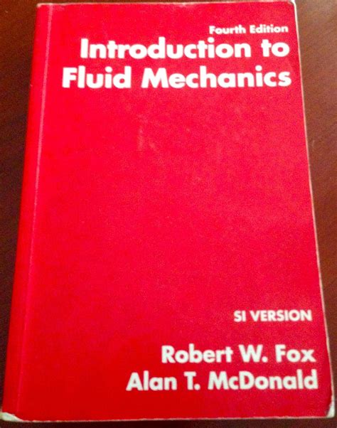 Fox And McDonald S Introduction To Fluid Mechanics Pritchard Philip