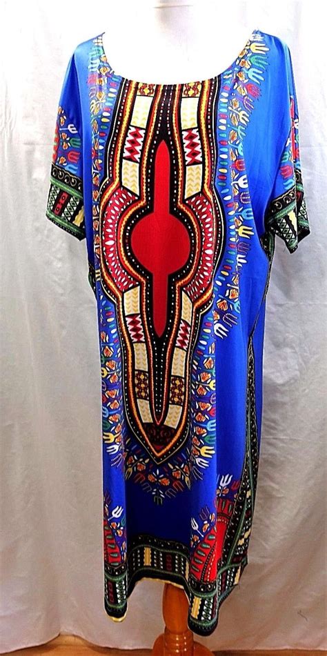 Jessica Taylor Women Plus Size 1x 2x 3x Dashiki African Summer Sun