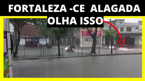 Fortaleza Amanhece Sob Forte Chuva Youtube