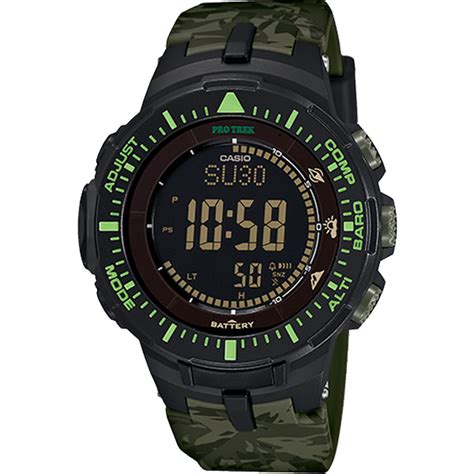 Đồng Hồ Casio Protrek PRG 300CM 3DR Nam Dây Nhựa Pin Năng Lượng