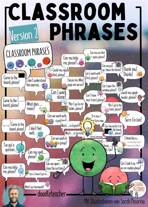 Classroom Phrases with the Little Dots Ressource pédagogique pour ton