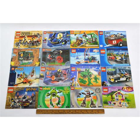 Pre-Owned LEGO BOOKLET LOT of 70 MIXED THEME Instruction Manuals HARRY ...