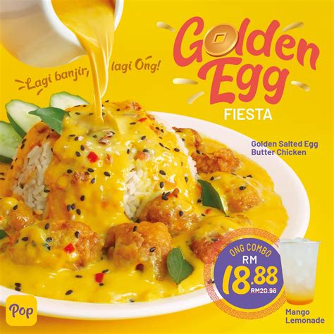 Pop Meals Introduced Number One Best Seller Golden Salted Egg Butter Chicken