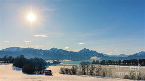 Forggensee in Winter Photograph by Henk Meijer Photography - Pixels