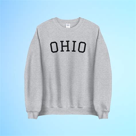 Ohio Sweatshirt Ohio Sweater Ohio Womens Sweatshirt Etsy