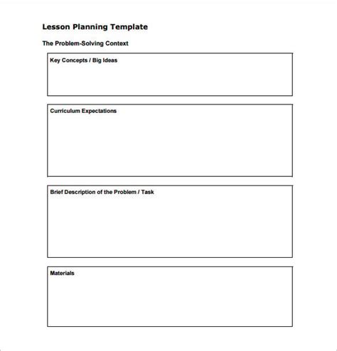 7 Teacher Lesson Plan Templates Doc Pdf Excel