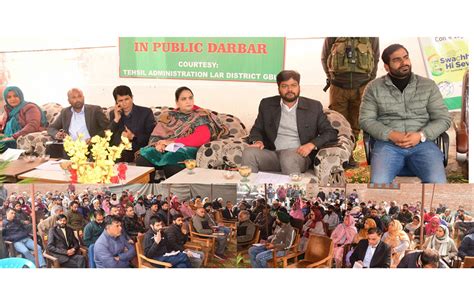 Block Diwas Event Held In Ganderbal Greater Kashmir