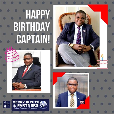 Happy Birthday Captain 2020 Gerry Ikputu And Partners