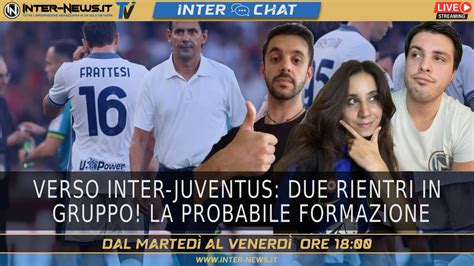 Inter Juventus Due Rientri Per Inzaghi La Probabile Formazione