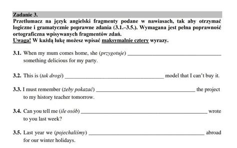 Prosz O Bardzo Szybk Odpowied Zadanie W Za Czniku Daje Najjjj