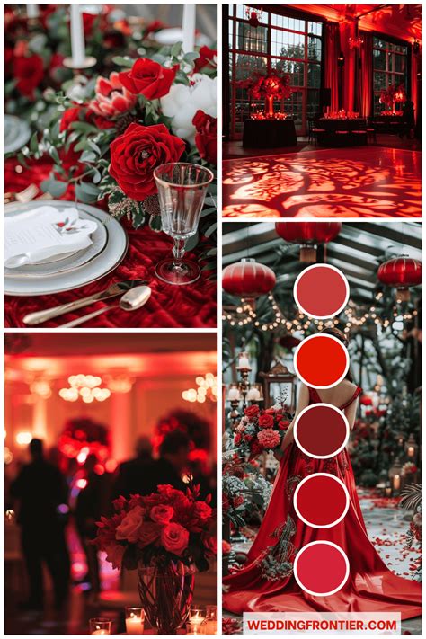 Fiery Red Wedding Theme Ideas That Sizzle