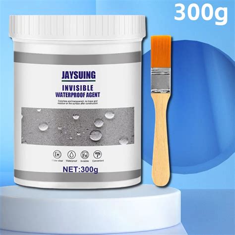 30 100 300g Waterproof Coating Sealant Agent With Brush Transparent