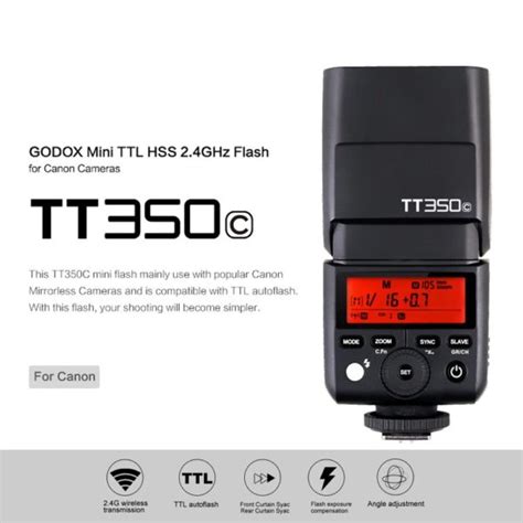 Godox TT350C Mini Thinklite TTL Flash for Canon – Apex Digital
