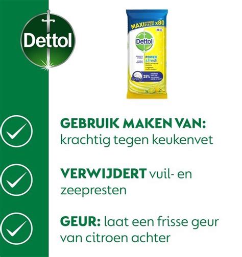 Dettol 500ml Allesreiniger Power And Fresh Citrus And 240