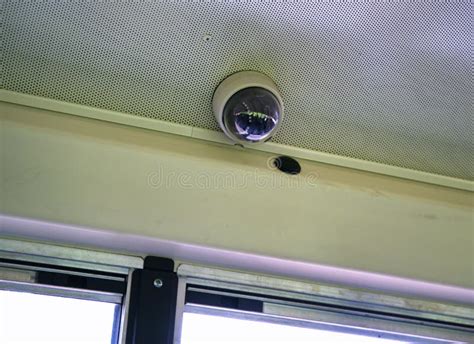 School Bus Security Camera stock image. Image of coverage - 161490781