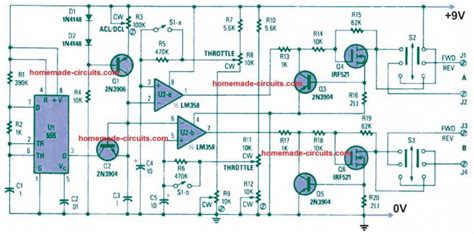 Model Train Controller Circuit - Homemade Circuit Projects