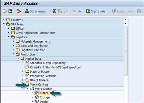 Sap Pp Work Center