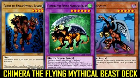 X Yugioh Chimera The Flying Mythical Beast Ygld Enb Common St In