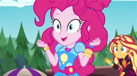 2245010 Safe Screencap Pinkie Pie Sunset Shimmer Equestria Girls