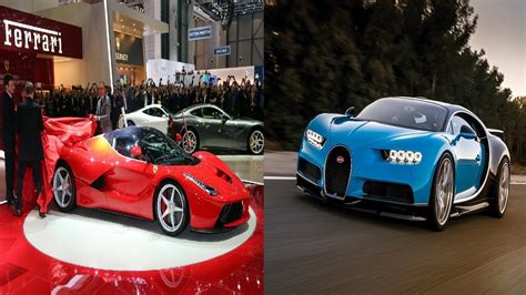 Bugatti Chiron Vs La Ferrari Interior Exterior Youtube