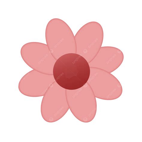 Pink Flower Vector Pink Flower Flower Cute Pink Flowers Png And