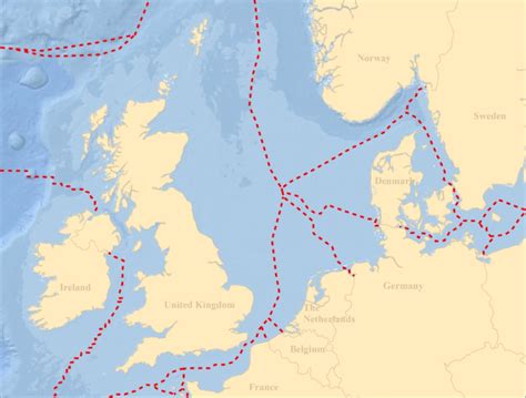 1: Map of the North Sea countries and UNCLOS EEZ lines. Source: Own ...