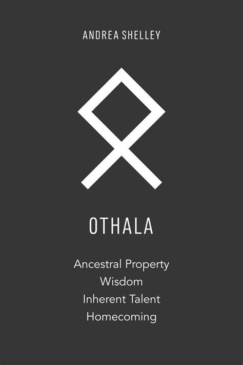 The Elder Futhark Rune Othala Represents Ancestral Property Wisdom