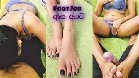 Footjob Blowjob Romantic Sex ෆුට් ජොබ් ඕන කිව්ව අයට