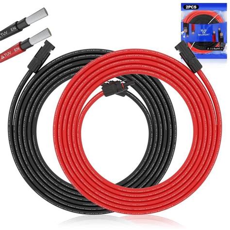 Kit Cable Panneau Solaire 1 5m Rallonge Panneau Cable Solaire En