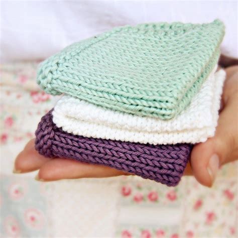 Pretty Practical Dishcloths Knitting Pattern By Sarah Price