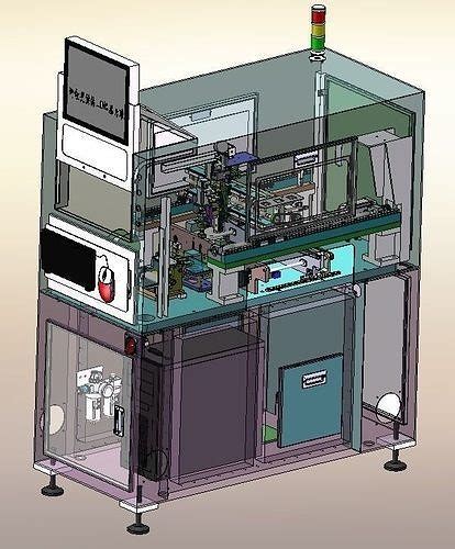 Automatic Smt Labeling Machine D Model Cgtrader