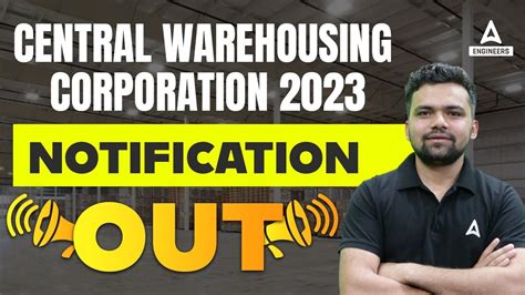 Central Warehousing Corporation Notification Out Central Warehousing