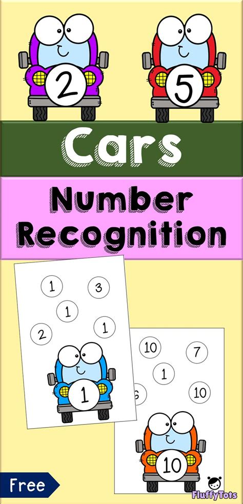 Free Cars Number Recognition Are You Looking For Car Themed Number Activities  Number